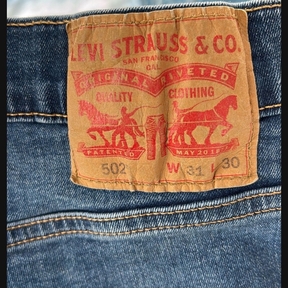 Levi's Classic Blue Jeans with Red Label